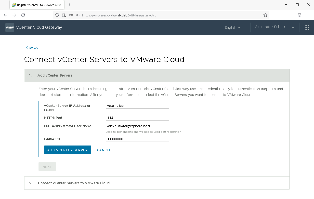 vSphere+ – Installation and First Impressions - ZEROBOTICS