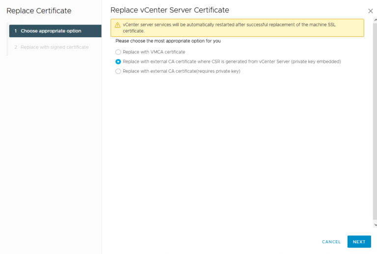 Replacing the vCenter Machine Certificate …and don’t forget the VxRail ...