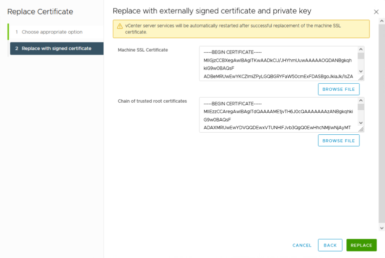 Replacing the vCenter Machine Certificate …and don’t forget the VxRail ...
